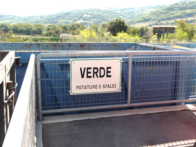 area rifiuti verdi